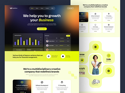 Digital Marketing Landing Page arobix b2b business clean design digital agency digital marketing ecommerce landing page marketing md azbin islam ppc seo ui ux web web design website website digital marketing