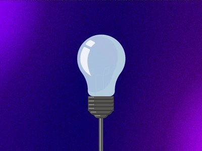 Lighting bulb animation graphic design motion graphics