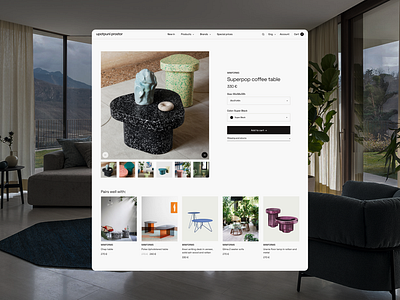 Upotpuni prostor pt.03 art direction design e commerce furniture ui ux web webshop website