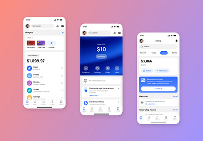 Cryptocurrency App UI Design ui ui design ui ux design uiux