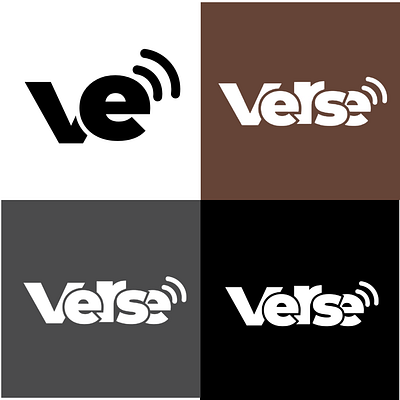 Logo Design for "Verse" 3d animation branding graphic design logo motion graphics ui