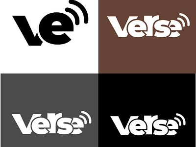 Logo Design for "Verse" 3d animation branding graphic design logo motion graphics ui