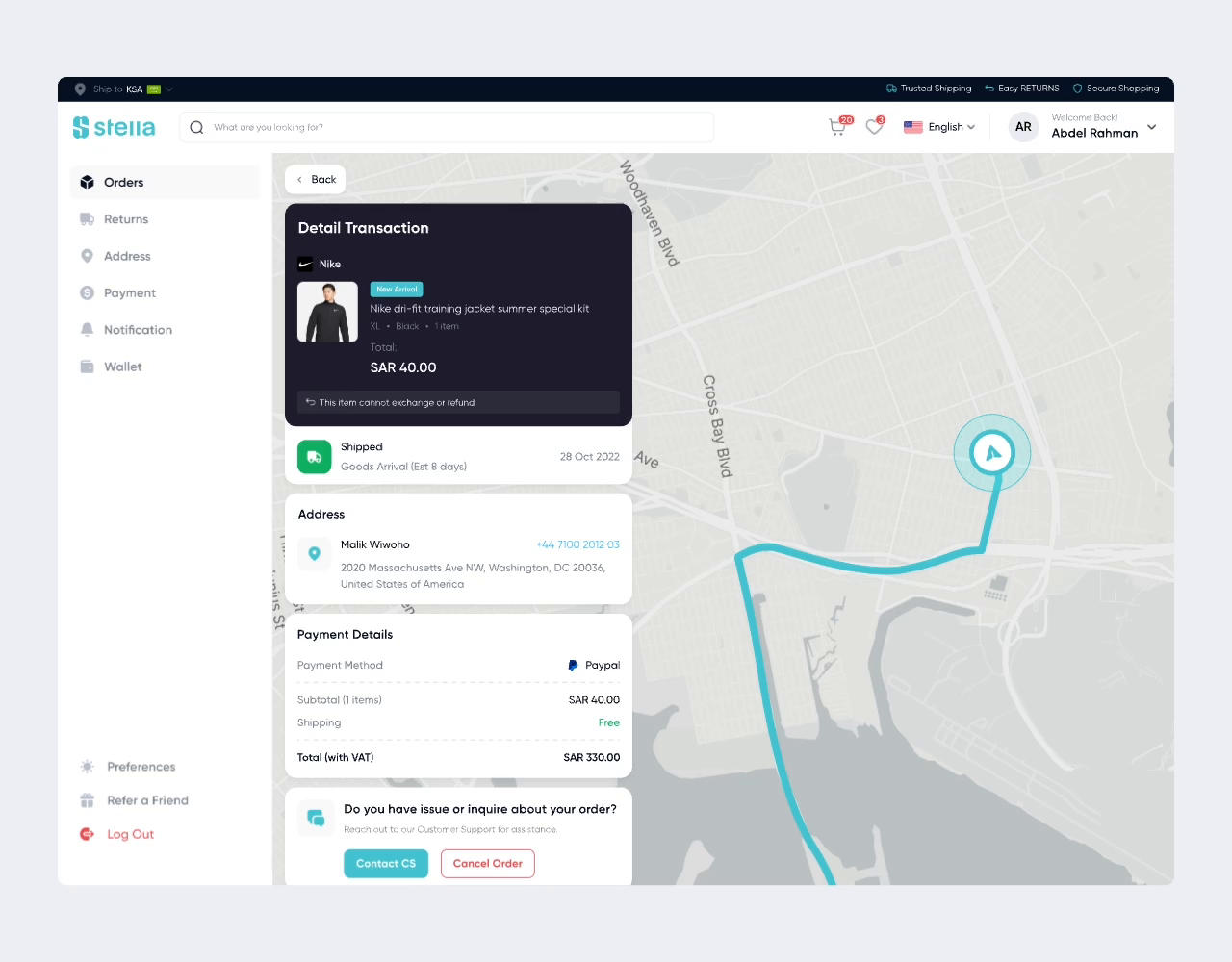 Example of Ecommerce Design & Development