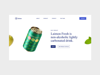 Dollan / Product page branding food product product page ui ux web design website