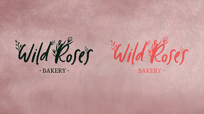 Wild Roses Bakery - Brand logo bakery branding dailylogochallenge design designer flowers font graphic design logo natural nature small business vector