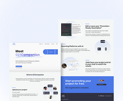 SaaS Landing Page landing page product saas ui ux website