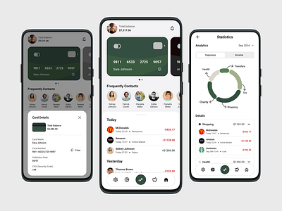 Personal Finance Management App app branding concept concept design design designer figma finance graphic design icon mobile mobile app product product design saas typography ui user experience user interface ux