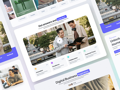 UnifiedUI — About section about section about us design digital business fintech landing landing page tech business ui ui design unified ui unifiedui ux