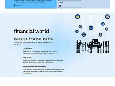 Website design - full landing page design illustration typography ui ux web de