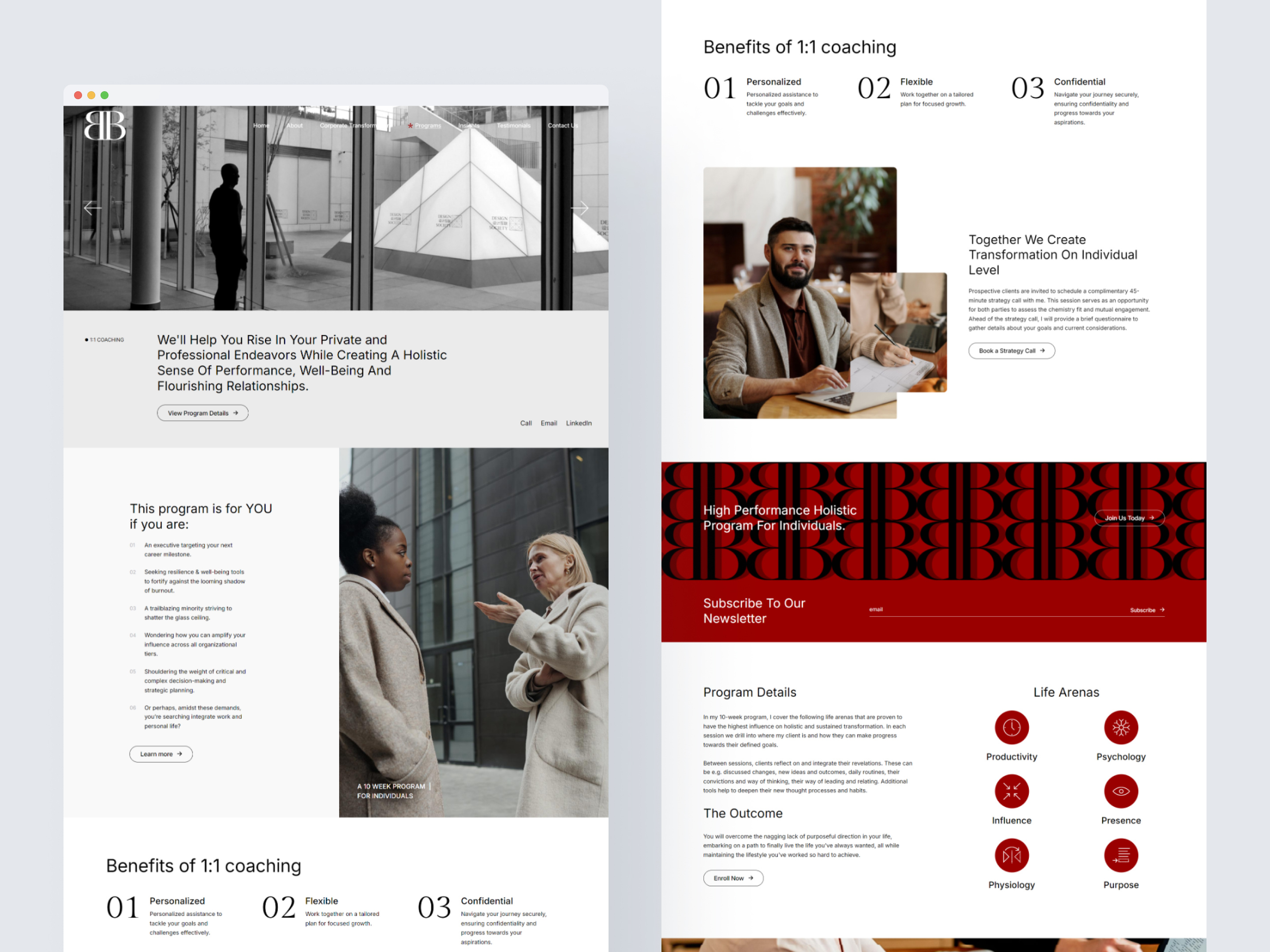 Britta Bibel Vol 2 – One-on-One Coaching UI branding design graphic design landingpage landingpages logo typography ui userengagement userexperience userinterface userinterfacedesign ux web web design web development webdesign webdevelopment website websitedesign