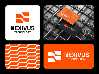 Nexivus Technology Logo branding logo logo design technology visual identity