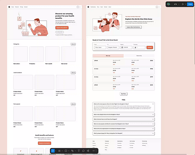 Variables Powered Wireframes ⚡︎ auto layout branding design design system figma figma variables illustration interface responsive design ui ui kit ux variables web design wireframes