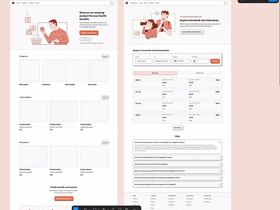 Variables Powered Wireframes ⚡︎ auto layout branding design design system figma figma variables illustration interface responsive design ui ui kit ux variables web design wireframes