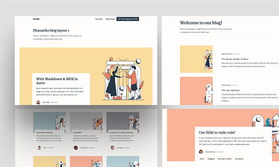 Phanatik astro blog clean personal tailwindcss template theme writer