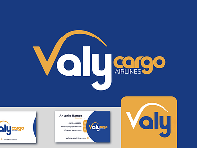 Logo Valy Cargo branding graphic design logo motion graphics ui