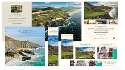 Old Lighthouse Golf & Ocean Club Marketing Collateral ad campaign collateral design digital ads graphic design layout layout design marketing collateral photo editing print ads sales collateral