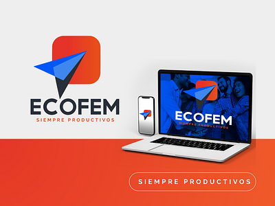 Logo ECOFEM branding graphic design logo ui