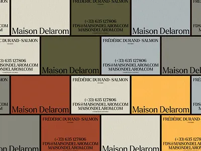 Maison Delarom | Brand Identity & Packaging identité visuelle