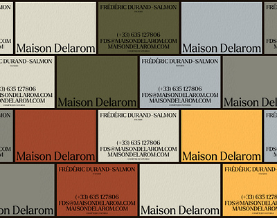 Maison Delarom | Brand Identity & Packaging identité visuelle