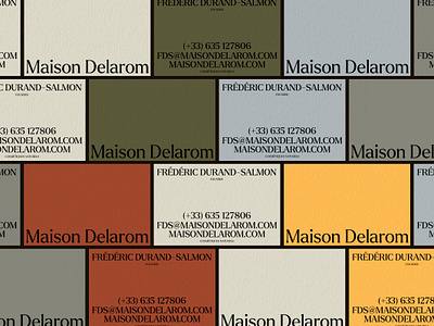 Maison Delarom | Branding Identity & Packaging identité visuelle