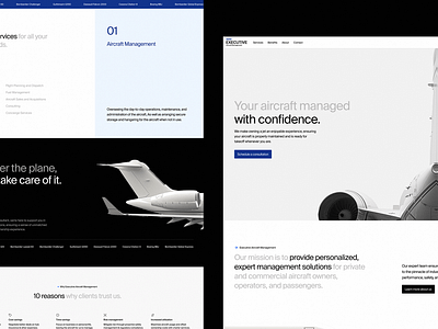 Private Jet Charter Home Page home page jet private charter web design webflow