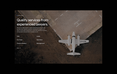 Aviation Law Firm Services aviation website web web design webflow