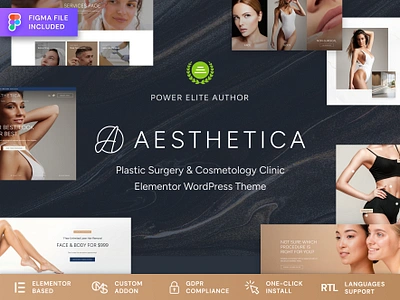 Aesthetica - Plastic Surgery & Beauty Clinic WordPress Theme beauty website beauty wordpress theme clinic web design cmsmasters health website medical web design medical wordpress theme web design website design wordpress theme