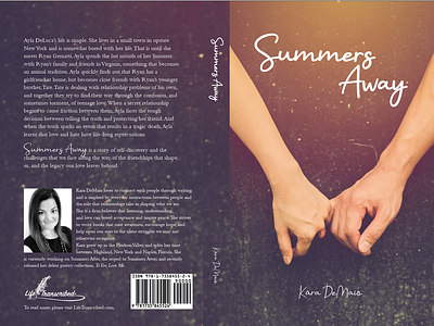 Summers Away Book Cover book cover book formatting book layout cover design graphic design layout typography