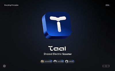 Taal : Shared Electric Scooter branding graphic design ui