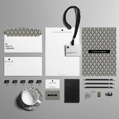 Miller Estate - Branding branding corporate envelope event graphic design letterhead logo stationary