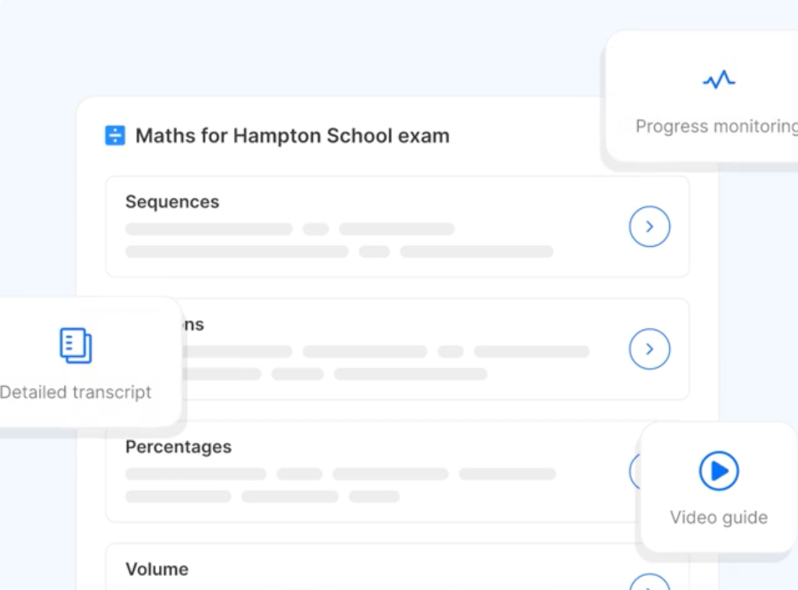 Tailored exam preparation animation animation education exam motion graphics product design