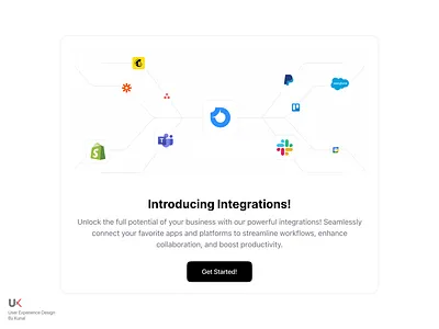 Introducing Integrations & Workflow Popup Design 🔥 3d animation appdesign art automations branding design graphic design illustration illustrator integrations logo motion graphics product project management ui ux vector webdesign workflow