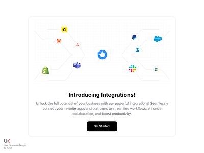 Introducing Integrations & Workflow Popup Design 🔥 3d animation appdesign art automations branding design graphic design illustration illustrator integrations logo motion graphics product project management ui ux vector webdesign workflow