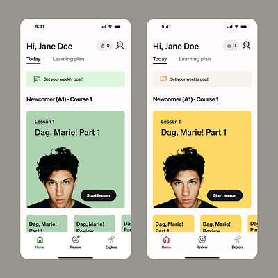 App Design Replica productdesign ui ux