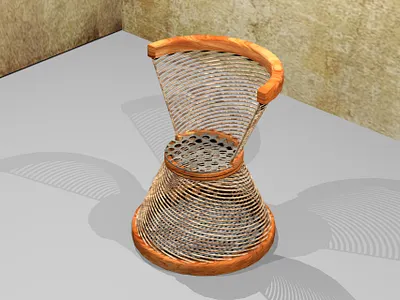 Chair air 3d air chair graphic design interior