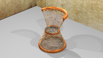 Chair air 3d air chair graphic design interior