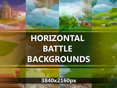 RPG 2D Arenas for Battle Game 2d area background backgrounds battleground battlegrounds bg fantasy game game assets gamedev illustration indie game location mmo mmorpg png psd rpg