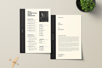 Resume & CV Template a4 classicresume cleanresume coverletter creativeresume cv design flyer graphic design indesignresume jobresume letterhead moderncv pages portfolio poster print resume simpleresume template