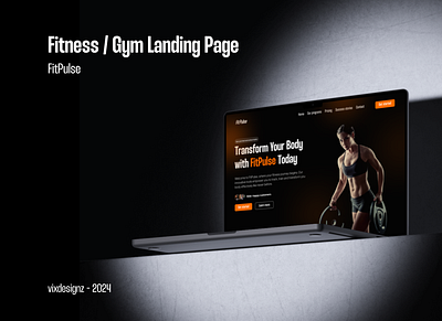 Fitness / Gym Landing page branding design fitness ui fitness website inspiration landing page landing page design product design ui uiux ux web exploration website