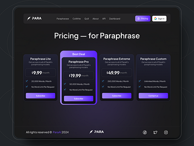 Pricing landing page plans page premium app ui premium app ui design premium membership screen premium web ui pricing pricing page pricing page concept pricing page design pricing plan pricing plans pricing screen pricing ui pricing web ui design subscription page web design web ui web ui design website design