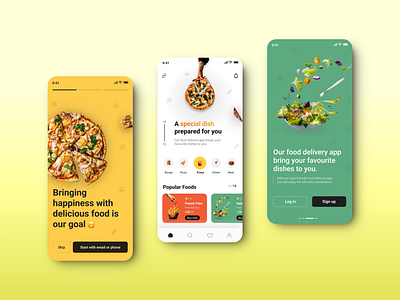 Food Delivery App Design app app design delivery design figma food app ui uiux