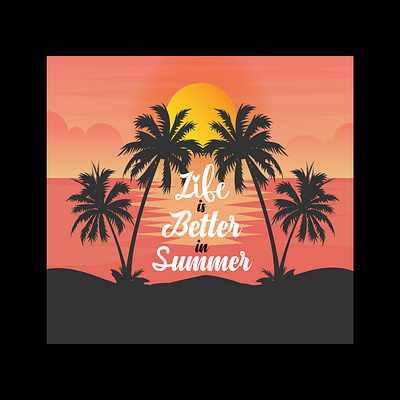 Beach & Summer T-Shirt Design adobe illustrator beach summer beach summer t shirt design bulk bulk design bulk t shirt bulk tshirt design design graphic design illustration t shirt design