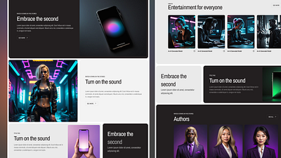 IdolVerse Template branding design design web web design