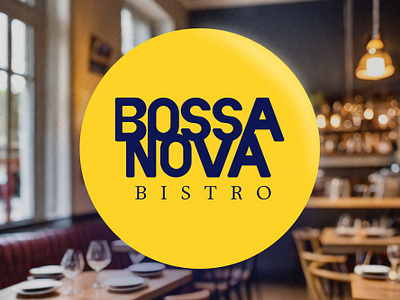 Bossa Nova Bistro: Visual identity branding logo