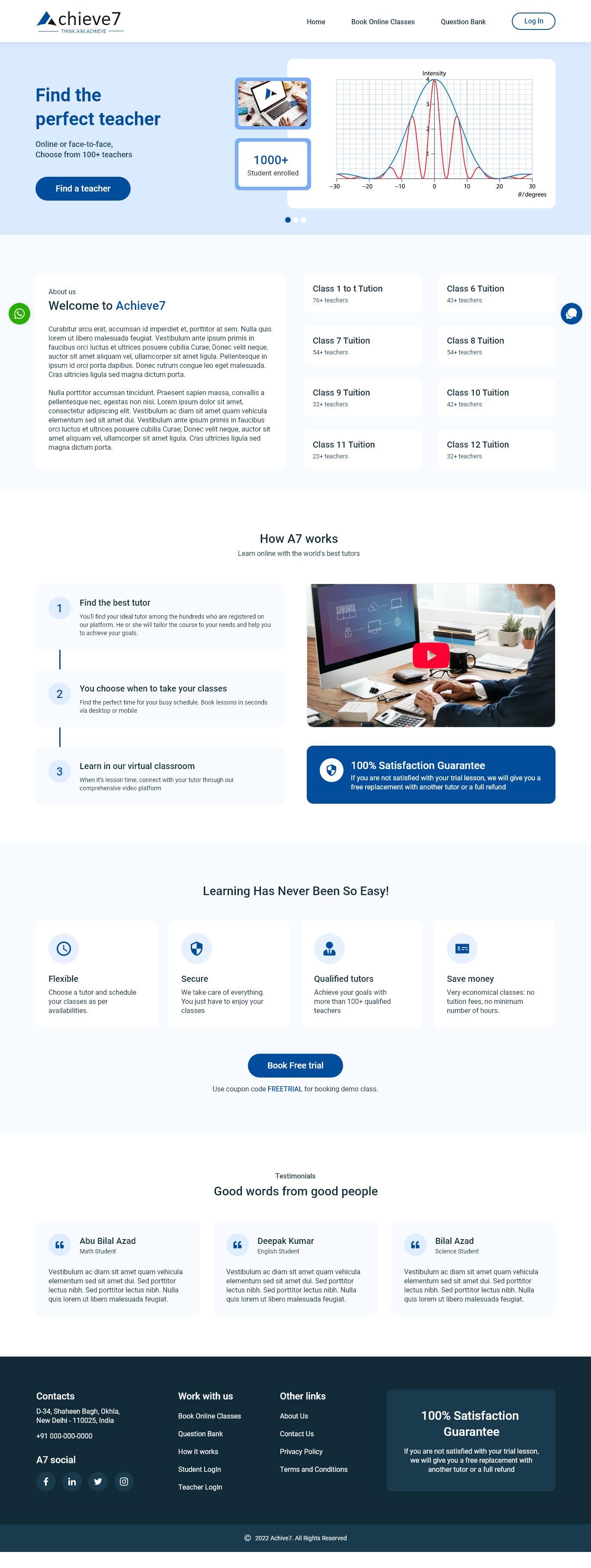 LMS - Learning Portal azad branding design graphic design lms mohammad mohammad azad ui ui design ux website
