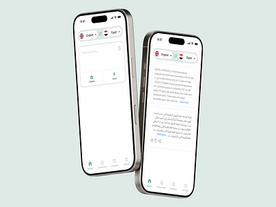 Translator App-Home Page appdesign cleandesign globalapp graphic design languageapp languagelearning translationapp translator translatorapp userexperience