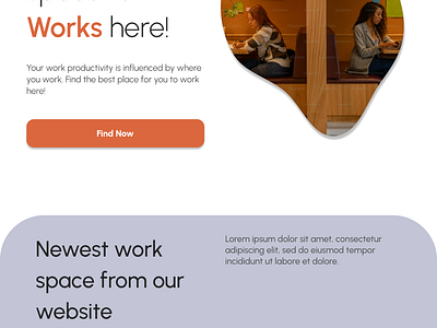 Platform for finding optimal workspaces. aest app design ui ux webapp workspace