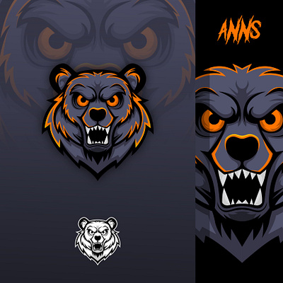 angry bear logo What do you think about this concept, guys? branding colorful design graphic design icon illustration logo vector