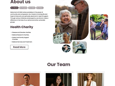 Charity Website Hero Page