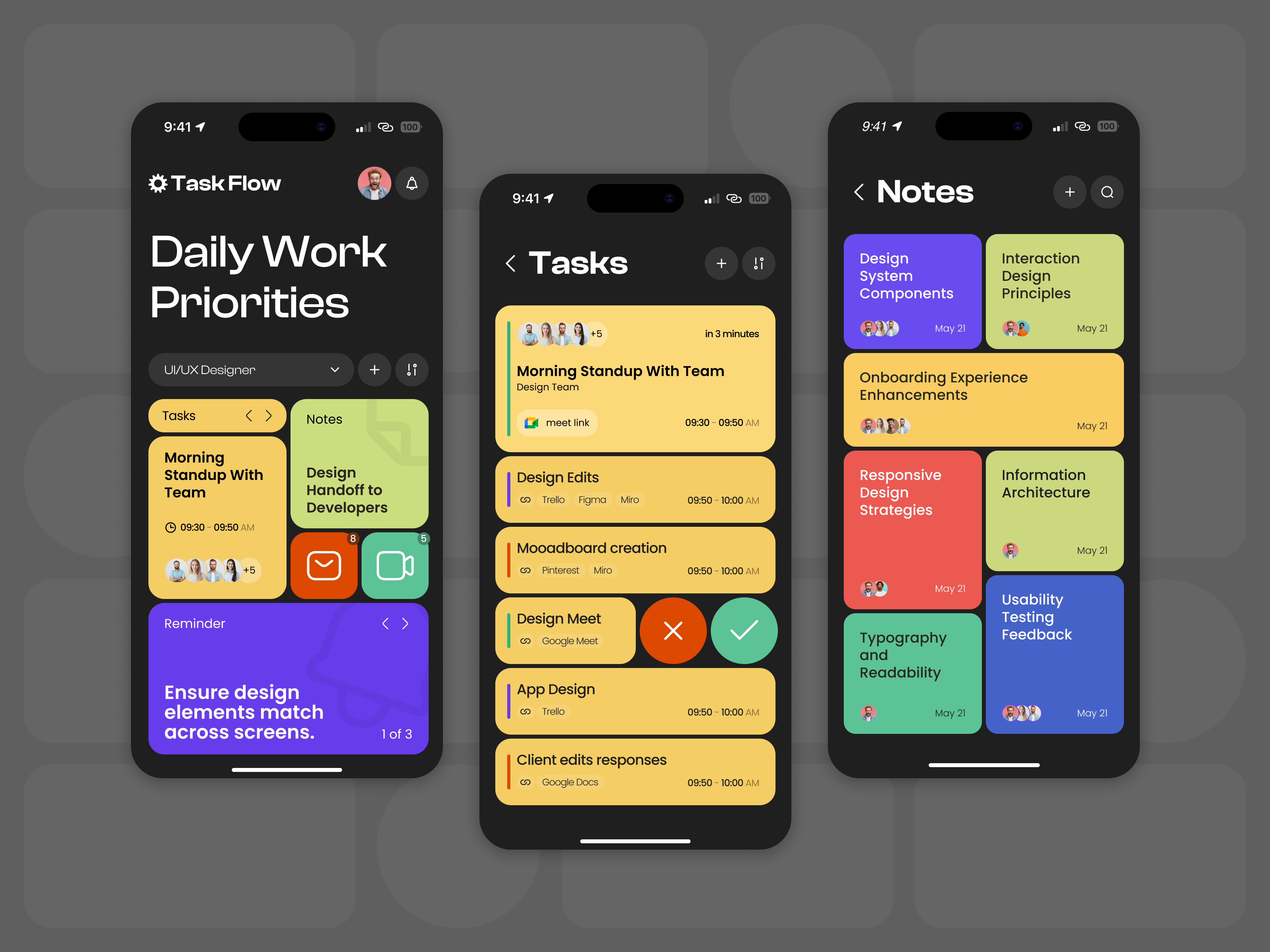 Example of Mobile App Design 